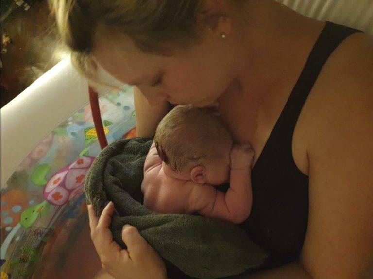 Ein Baby an Heiligabend